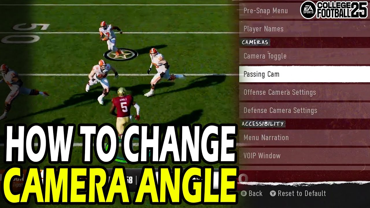 How to Change Camera Angle in College Football 25