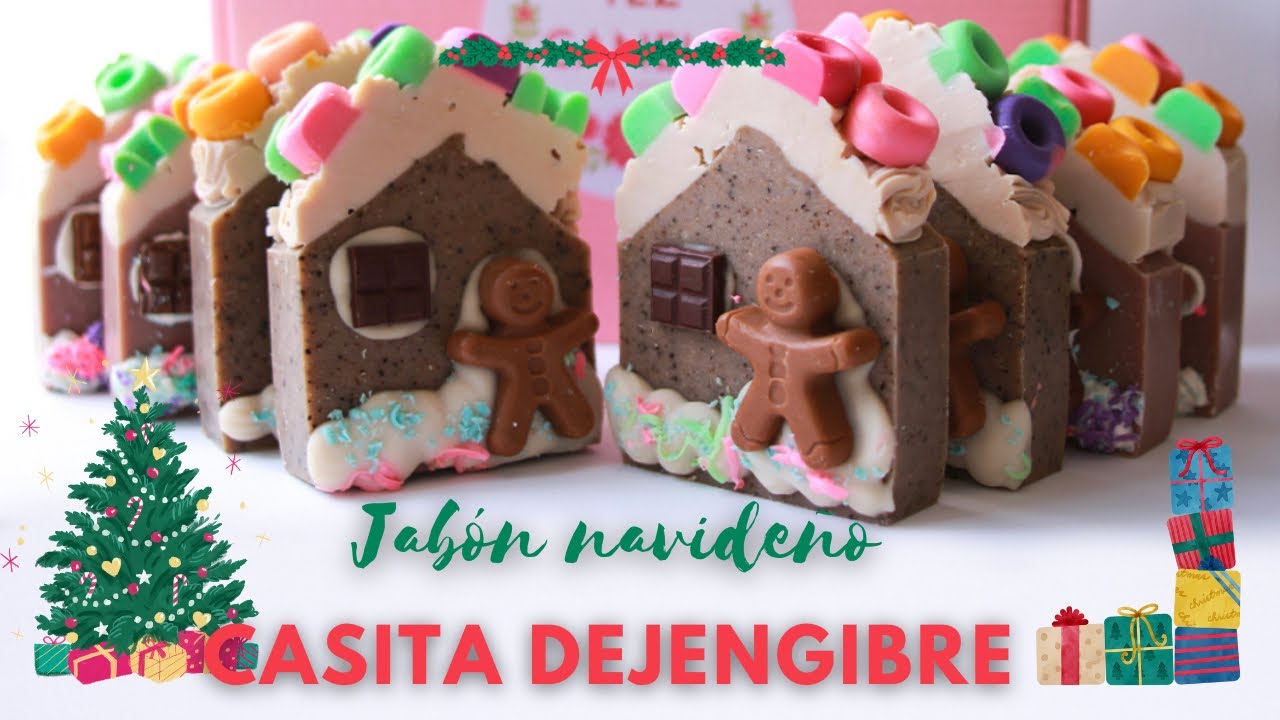 JABON NAVIDEÑO CASITA DE JENGIBRE