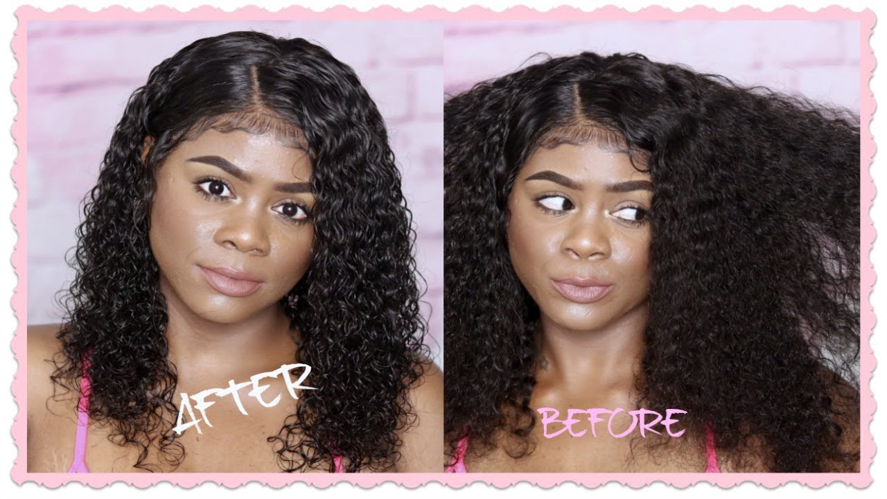 HOW TO define curls on water wave hair | Brazilian water wave |Francine hughley