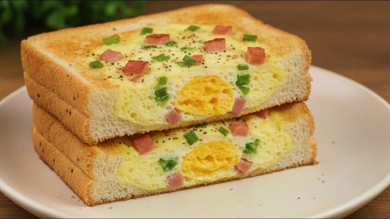 So lecker hast du noch nie gefrühstückt – Ei Toast in 5 Minuten aus dem Ofen!