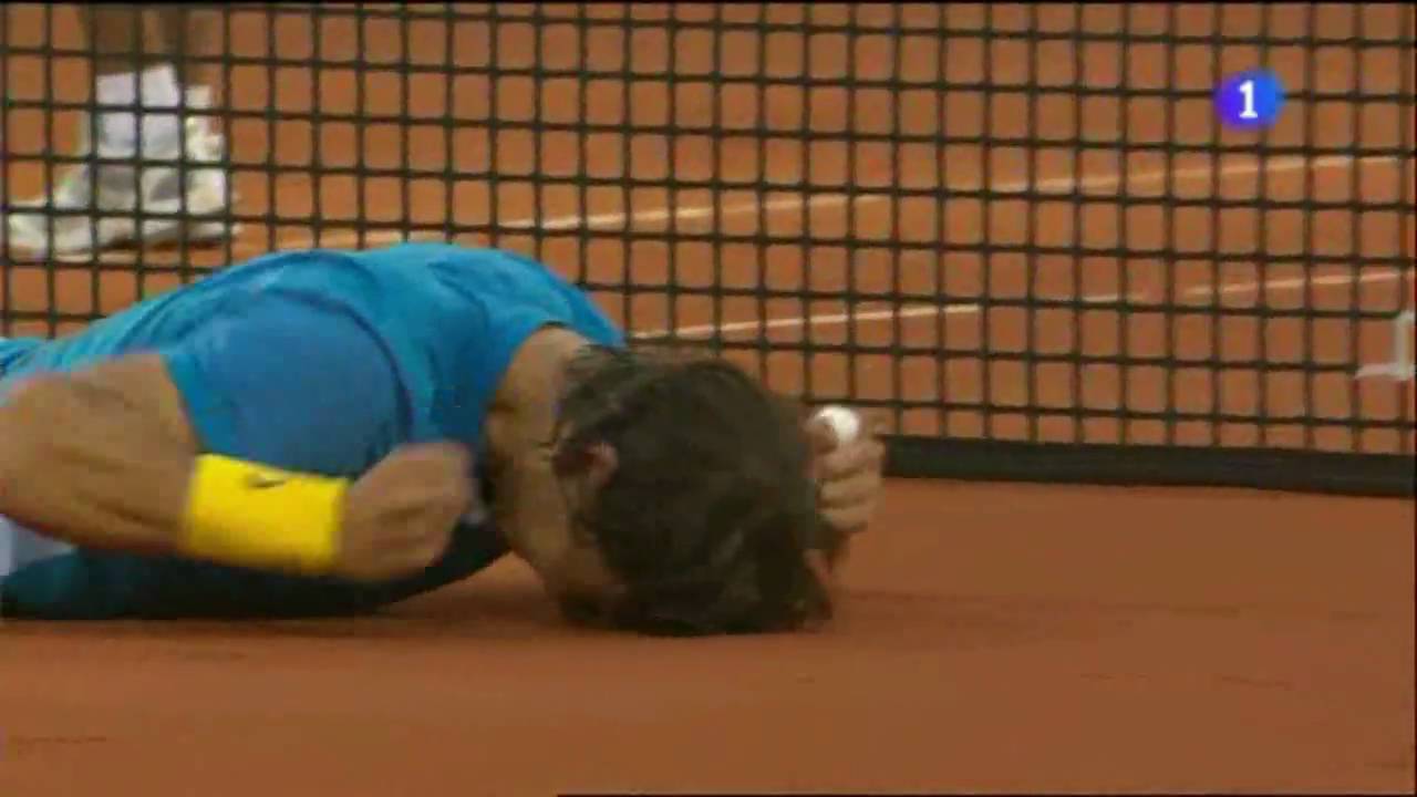 Rafa Nadal vs. Roger Federer, 6-4 7-6 (5), final Masters 1000 Madrid