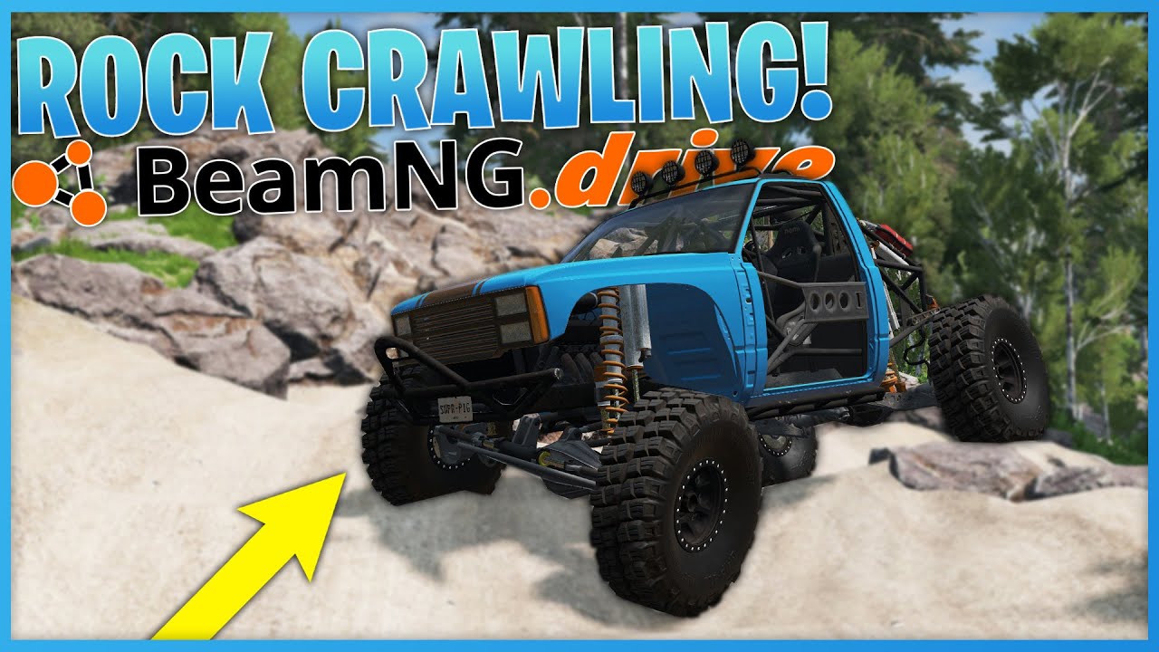 Realistic Rock Crawling Is AWESOME! | BeamNG (Logitech G29)