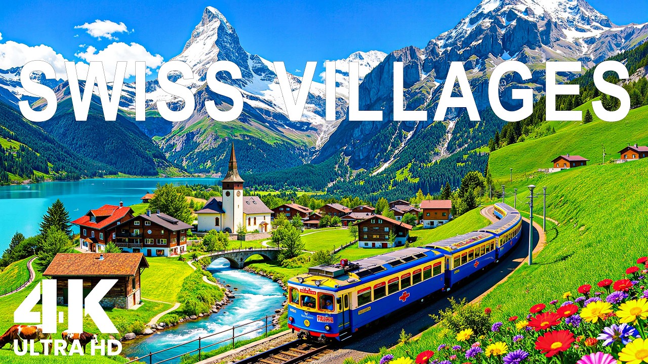 Swiss Villages 8K | Timeless Alpine Charm – Scenic Villages, Mountain Views & Traditional Swiss Life
