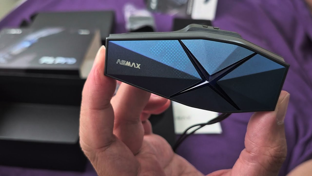 A not so professional unboxing of ASMax F1 Pro motorcycle intercom