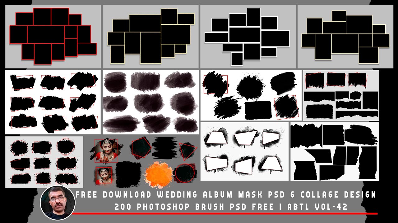 200 photo masks free download masks free download photoshop mask png BRUSH 2024 | ABTL VOL-42