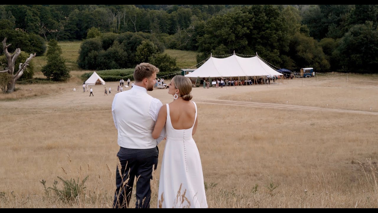 Hidden Valley Surrey marquee wedding video