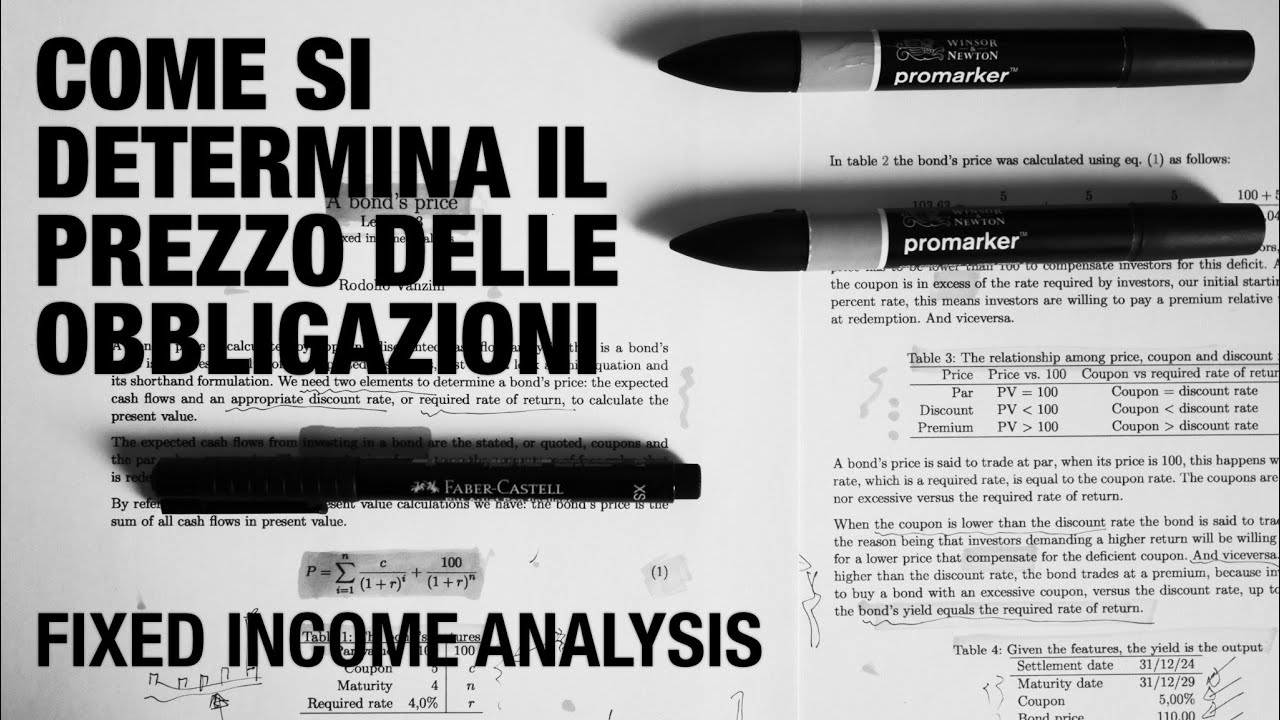 Come si determina il prezzo delle obbligazioni