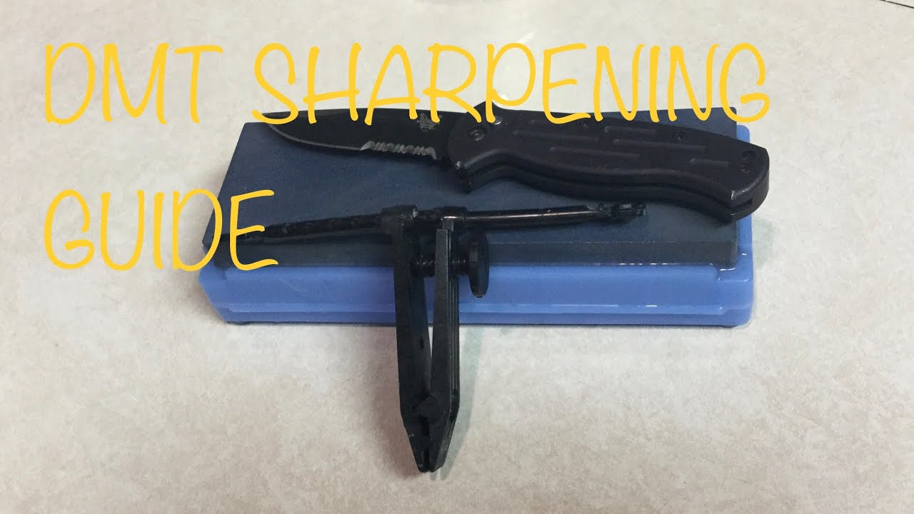 How to use DMT sharpening guide with bench stones