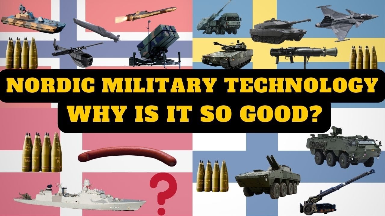 Nordic military equipment - why is it so good? Top 3 equipment in Sweden, Norway, Finland & Denmark