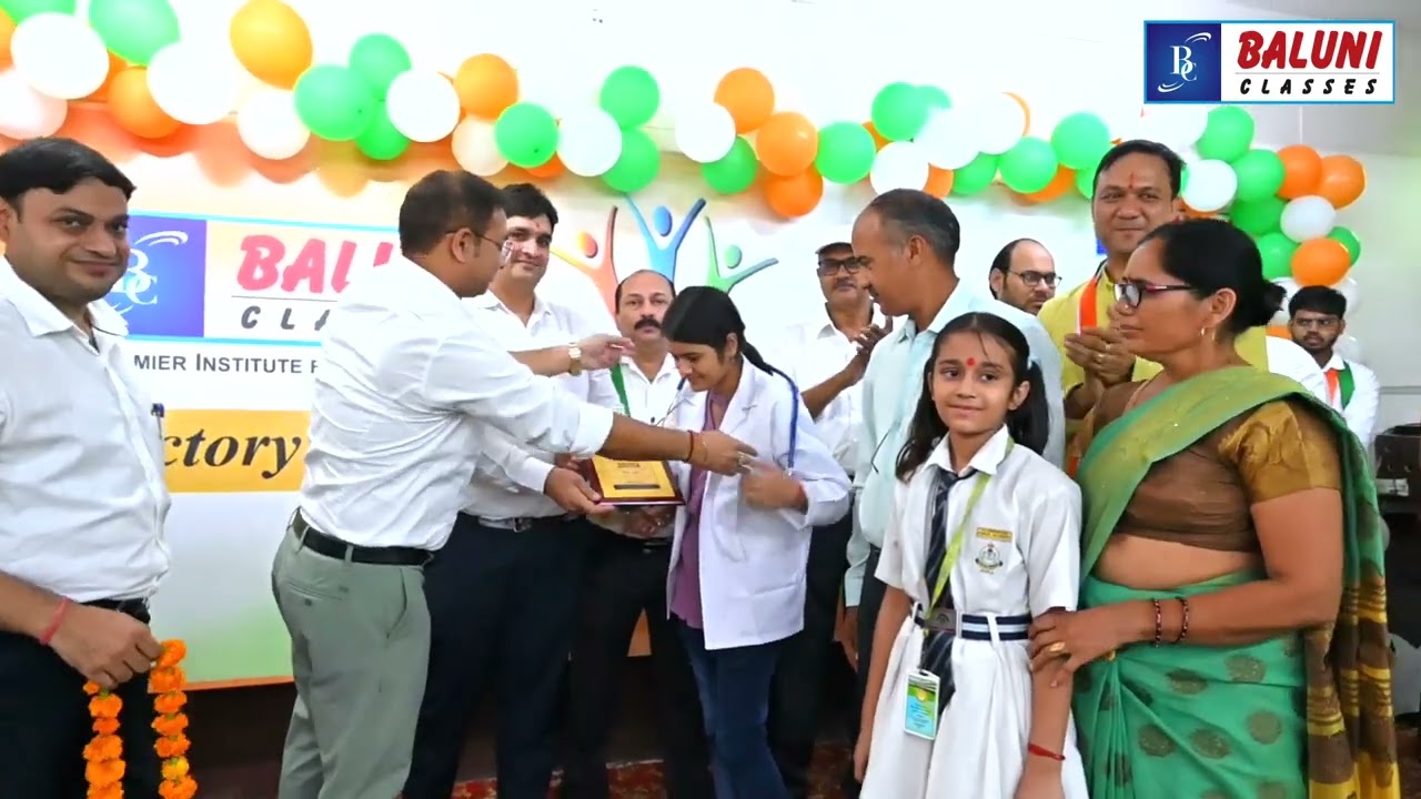 Baluni Classes, Agra. victory celebration-2023