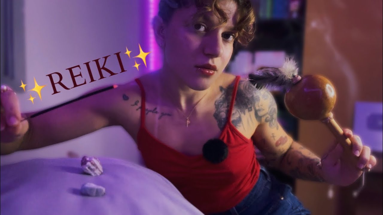 ASMR REIKI ALINHANDO SEUS 7 CHAKRAS ✨COMPLETO E DETALHADO✨