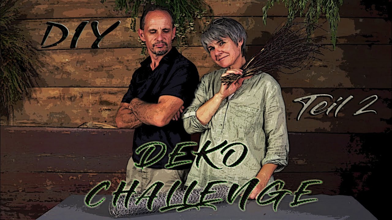 DEKO DIY | Die Challenge ⚔ Teil 2 | Kreativer HERBST Kranz NATUR 🍁