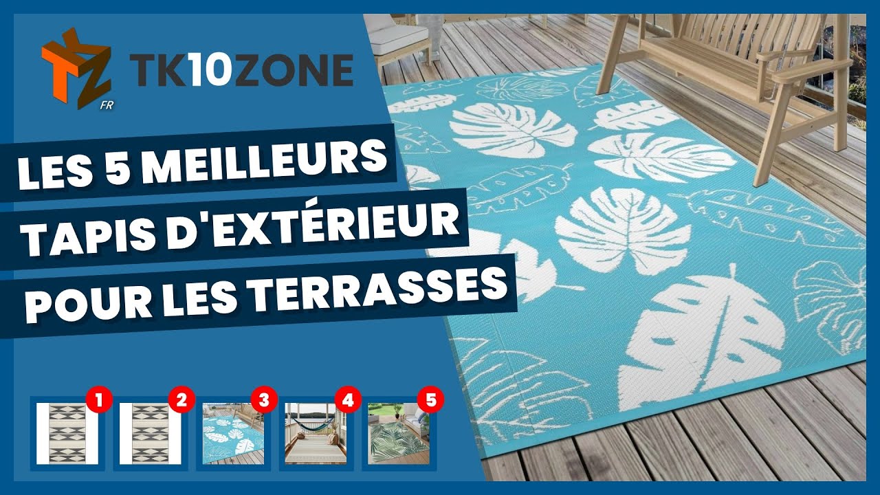 Les 5 meilleurs tapis d'extérieur pour les terrasses