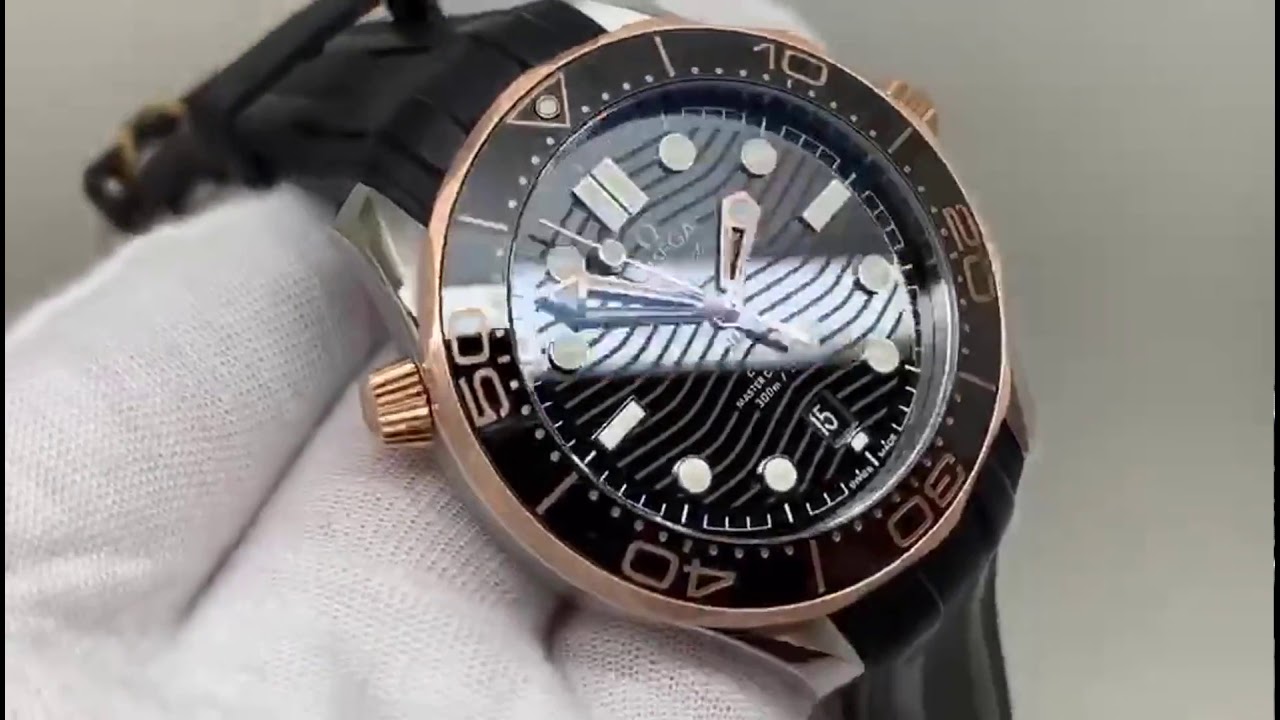 OMEGA SEAMASTER DIVER COAXIAL 300 ROSE GOLD