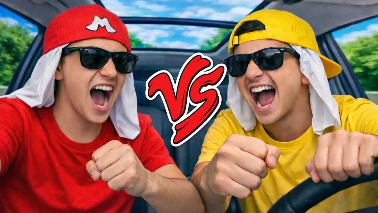 Mini Mussa Vs. Mini Mussarela dirigindo carro (desafio dos inscritos!!)
