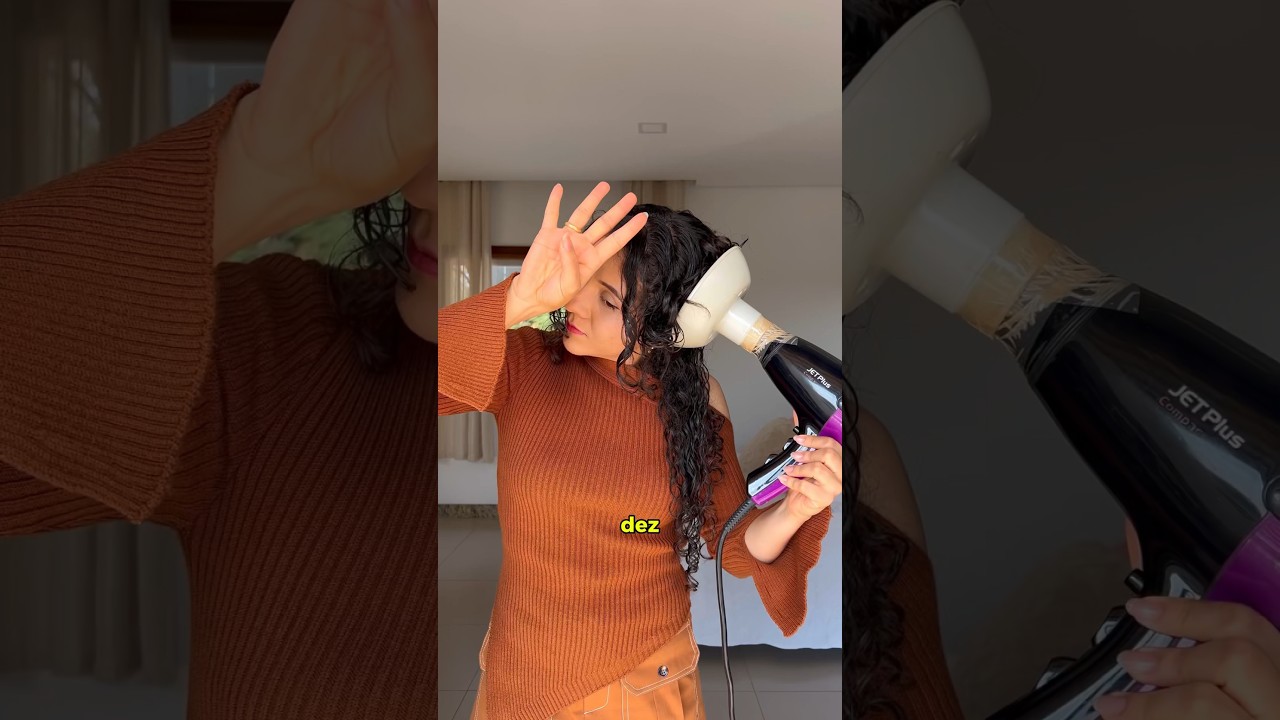 Como usar o DIFUSOR no cabelo ondulado/cacheado