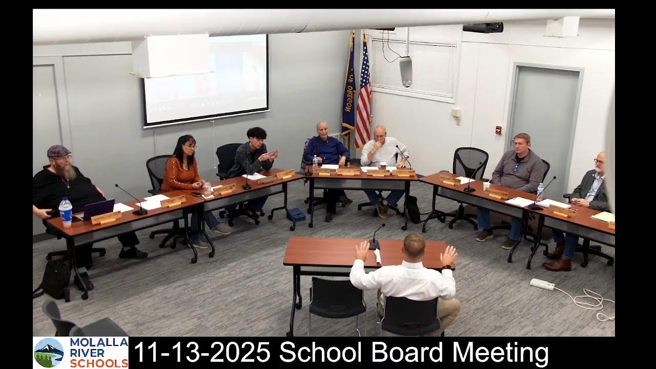 November 13, 2025 School Board Meeting