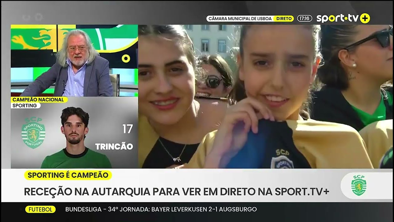 #SportingCampeão - Cerimónia Câmara Municipal Lisboa - Sporttv+  - 20/05/2024