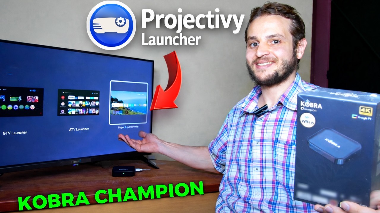 تثبيت Projectivy Launcher على Kobra Champion بعد التحديث الأخير