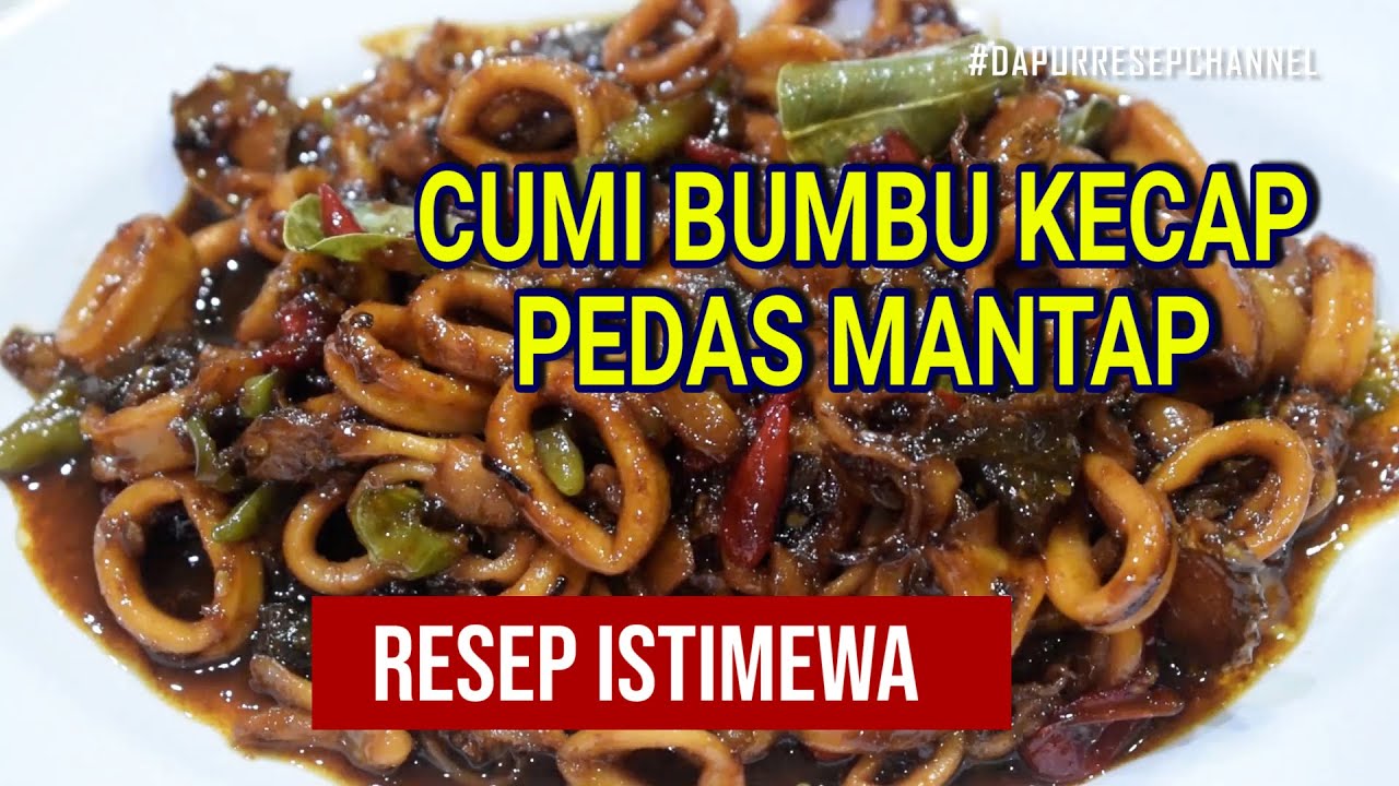 Oseng Cumi Pedas Bumbu Kecap | Gurih Lezat | Bumbu Jawa Tradisonal | Indonesian Foods