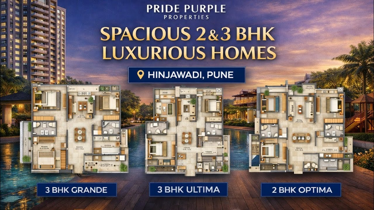 Park Titan | purple properties | most premium 2&3 BHK in hinjewadi✨
