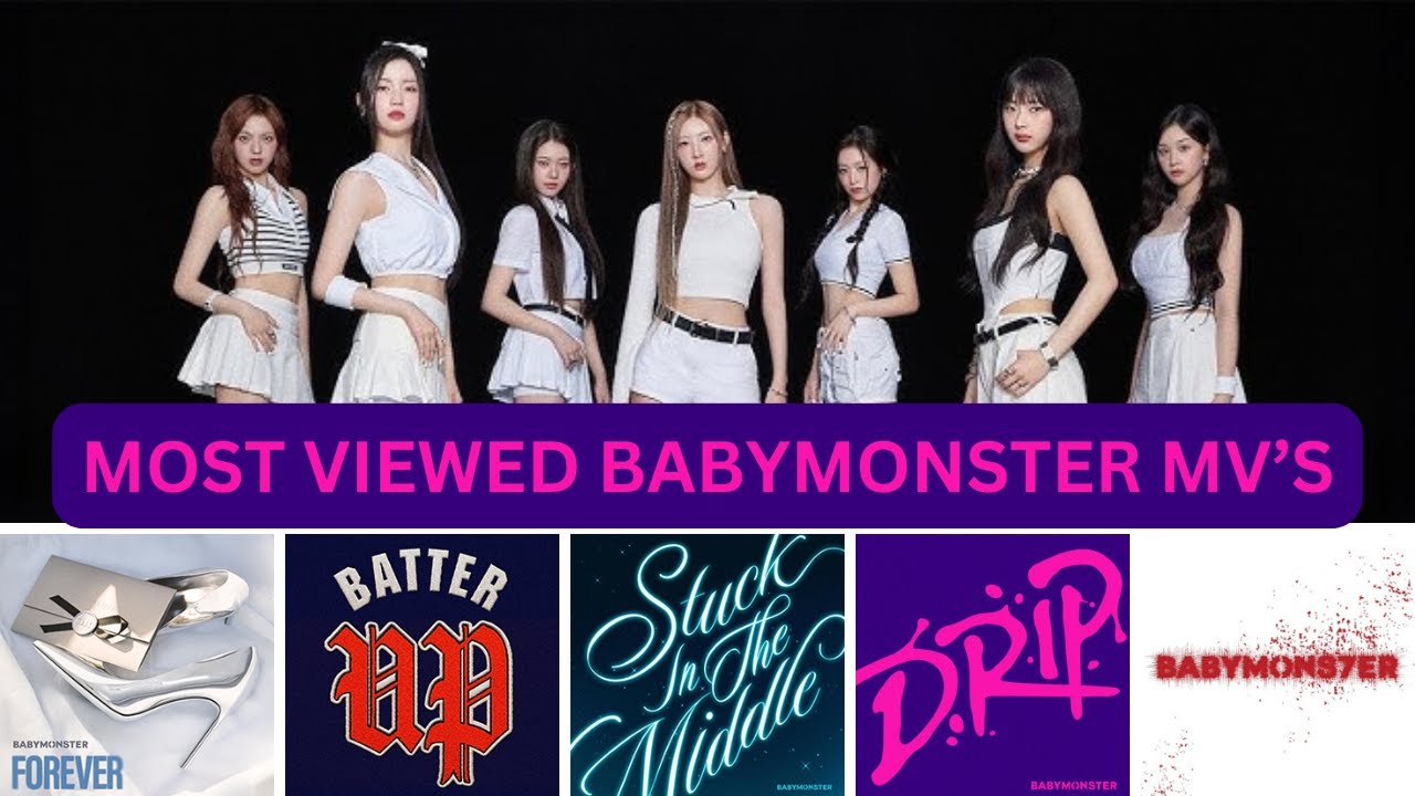 Most Viewed BABYMONSTER Songs/MV's (2023-2025)