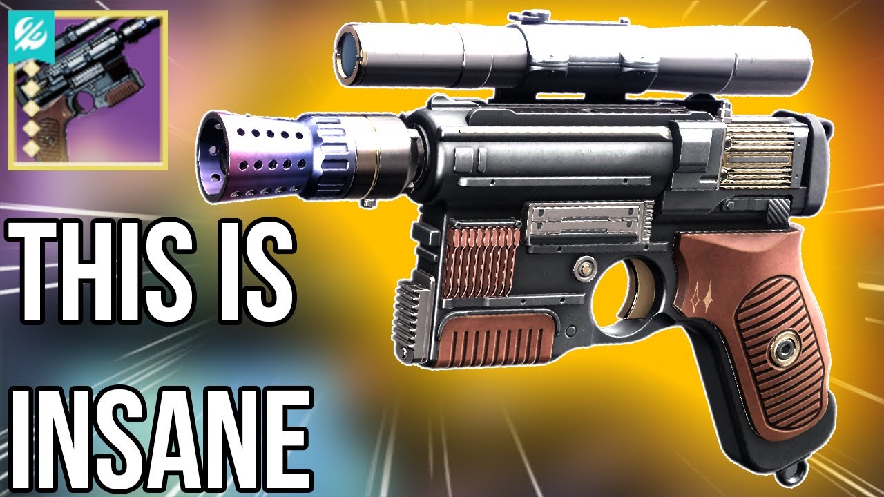 THIS NEW BLASTER CANNON IS SO BROKEN IT SHOULD BE AN EXOTIC! (Han Solo's Blaster)
