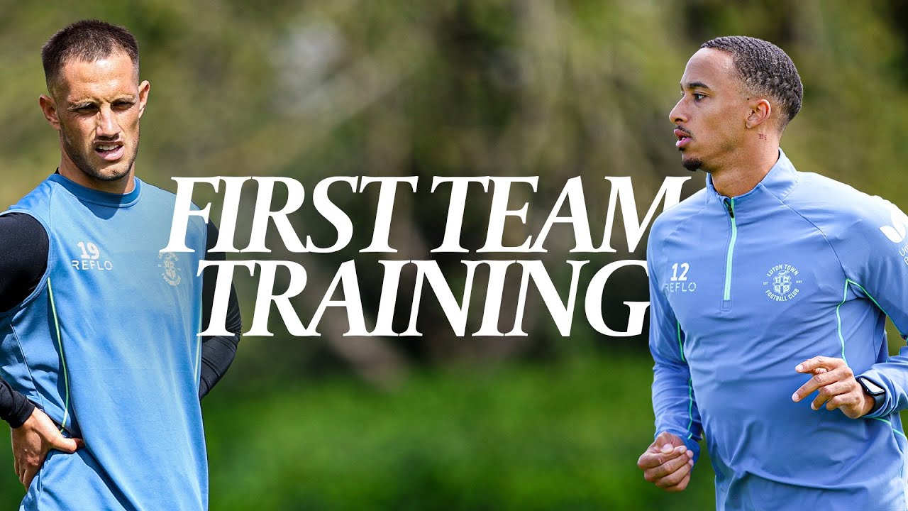 First Team Training & Catching up with Yates & Bramall