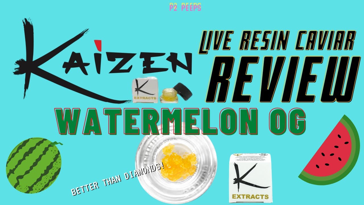 LUXURY CONCENTRATE? LIVE RESIN CAVIAR!? | KAIZEN EXTRACTS LIVE RESIN CAVIAR WATERMELON OG REVIEW