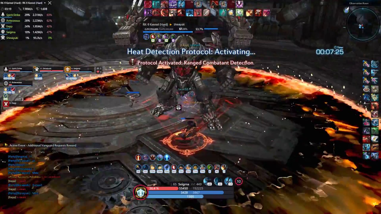 [TERA EU] RK-9 EXTREME MODE -  Lancer SLAYING 1.213M/s - RK-9 Kennel Hard Mode LAST BOSS