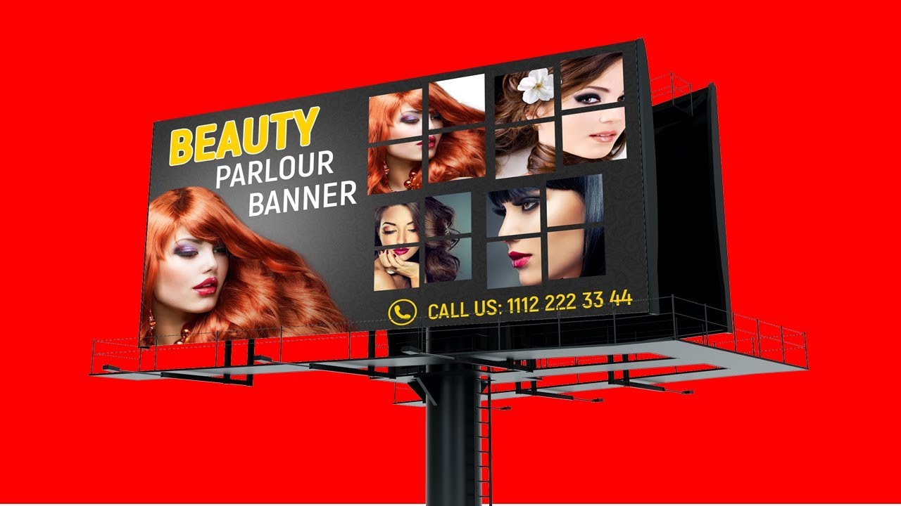 Billboard design in Photoshop | How to design billboard