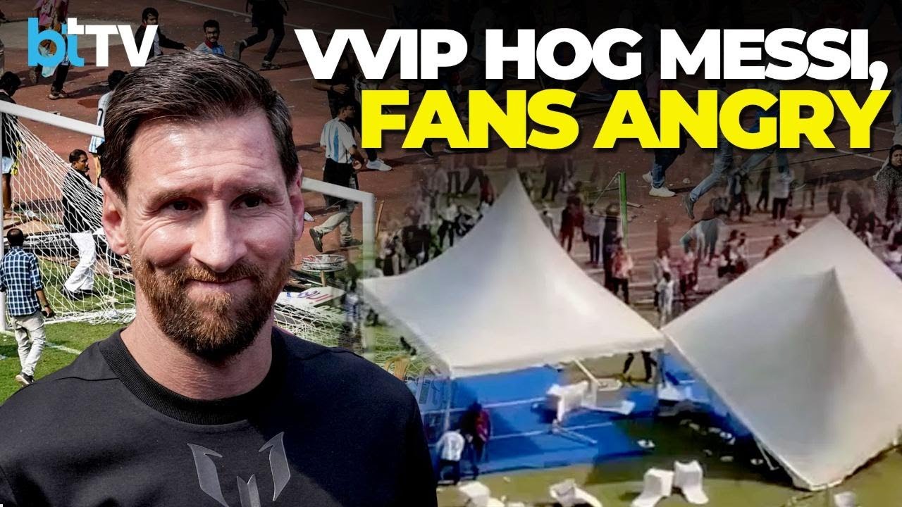 Chaos At Salt Lake Stadium: Messi Event Turns Fans&rsquo; Dream Into VVIP Nightmare