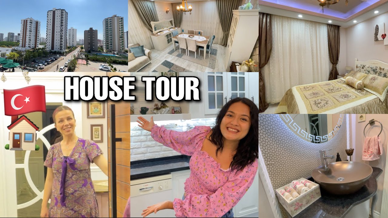 TOUR POR EL DEPARTAMENTO DE MI CUÑADA TURCA *ASÍ VIVE*🏠🇹🇷 | Dalys y Mehmet