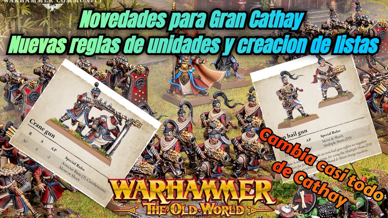 🔥NUEVAS REGLAS DE UNIDADES Y CREACIÓN DE LISTAS GRAND CATHAY WARHAMMER THE OLD WORLD🔥#miniature 
