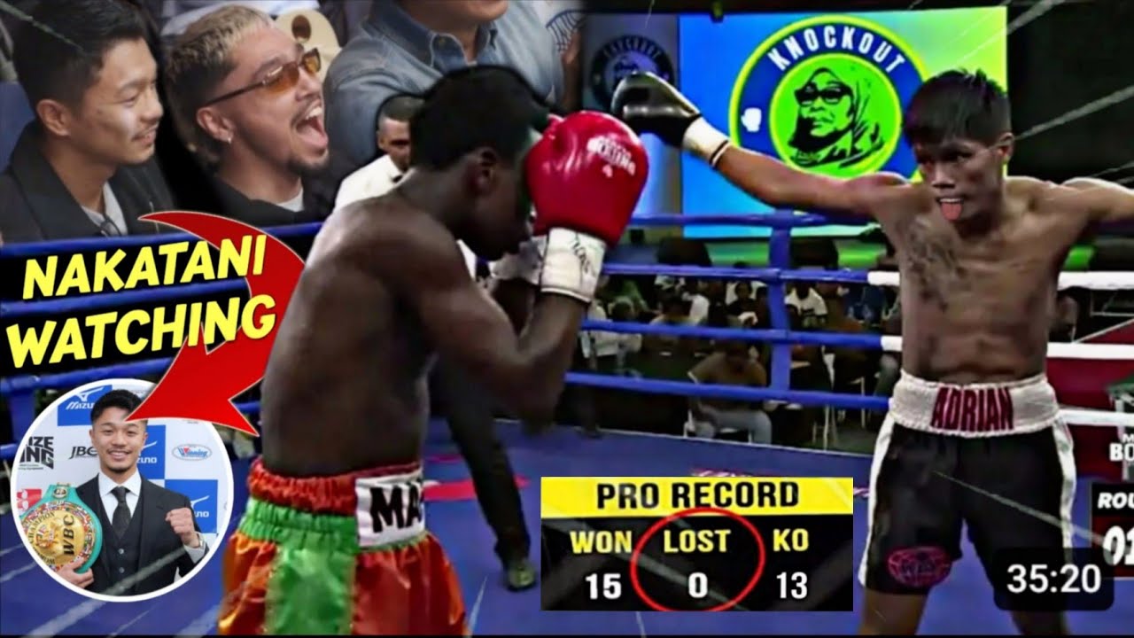 🇵🇭 WBC WORLD CHAMPION nasi NAKATANI Pina TAYO ng PINOY sa LABAN! Kalaban  ATRAS sa LAKAS ng SUNTOK.