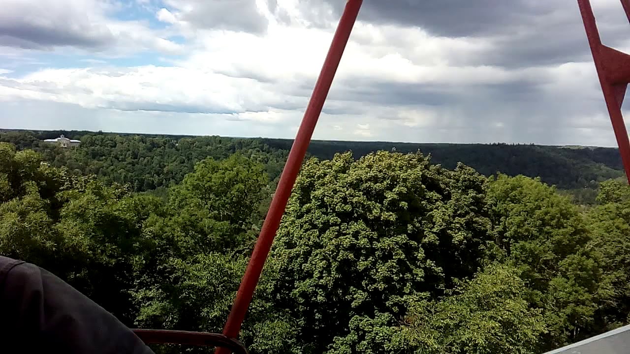 Sigulda, atop the 'Panorama Wheel' ferris wheel / Sigulda, uz Panorāmas Rata 1