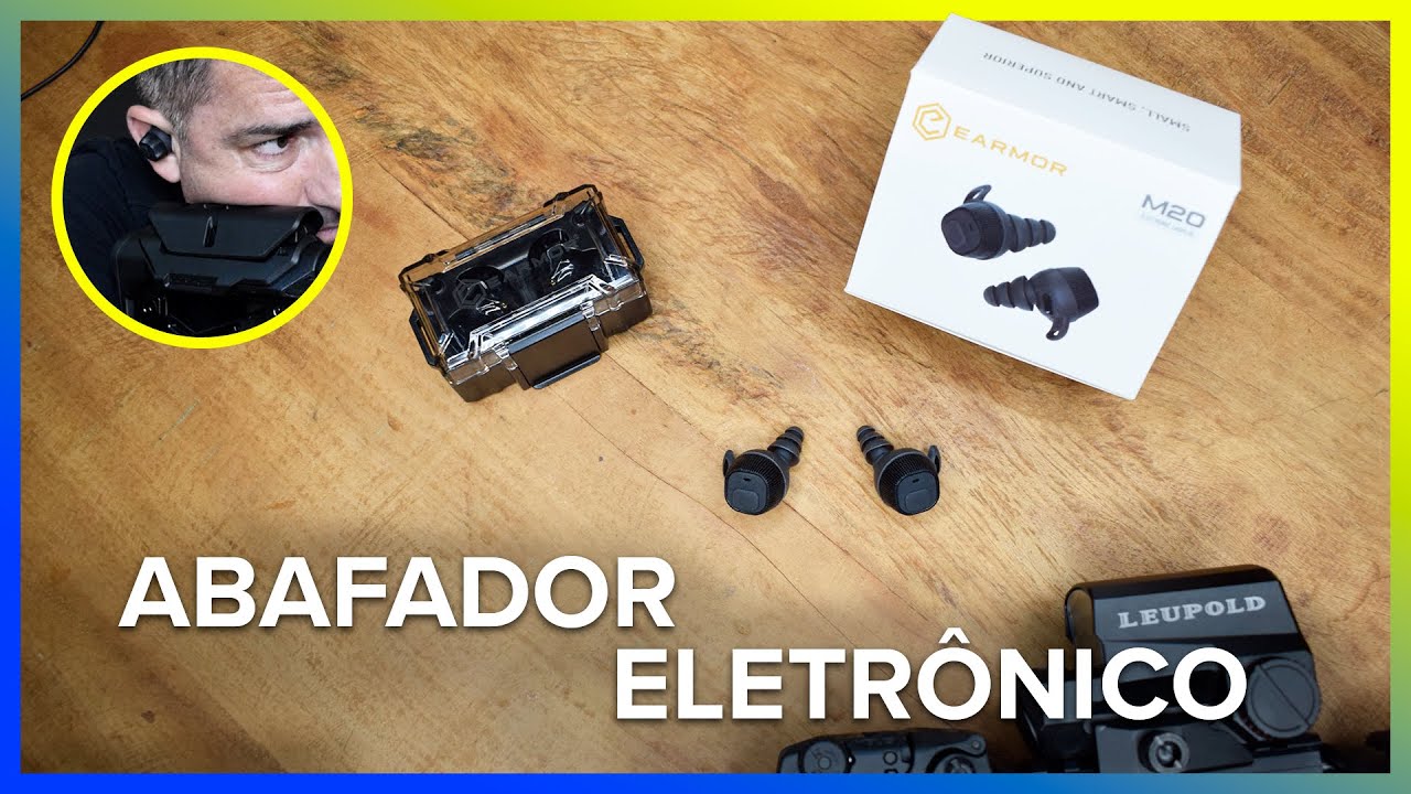 UNBOXING ABAFADOR ELETRÔNICO INTRA-AURICULAR EARMOR M20 BLACK