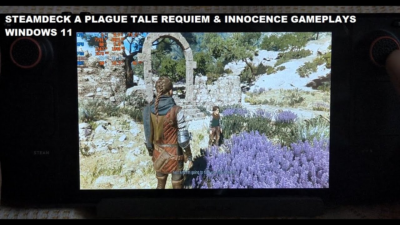 Steam Deck A Plague Tale Requiem & A Plague Tale Innocence Gameplays | Windows 11