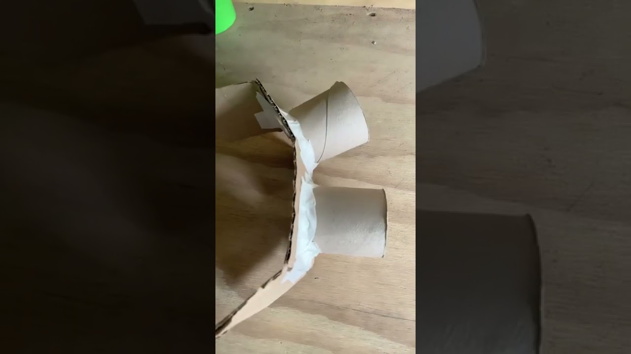 Making cardboard spy glasses