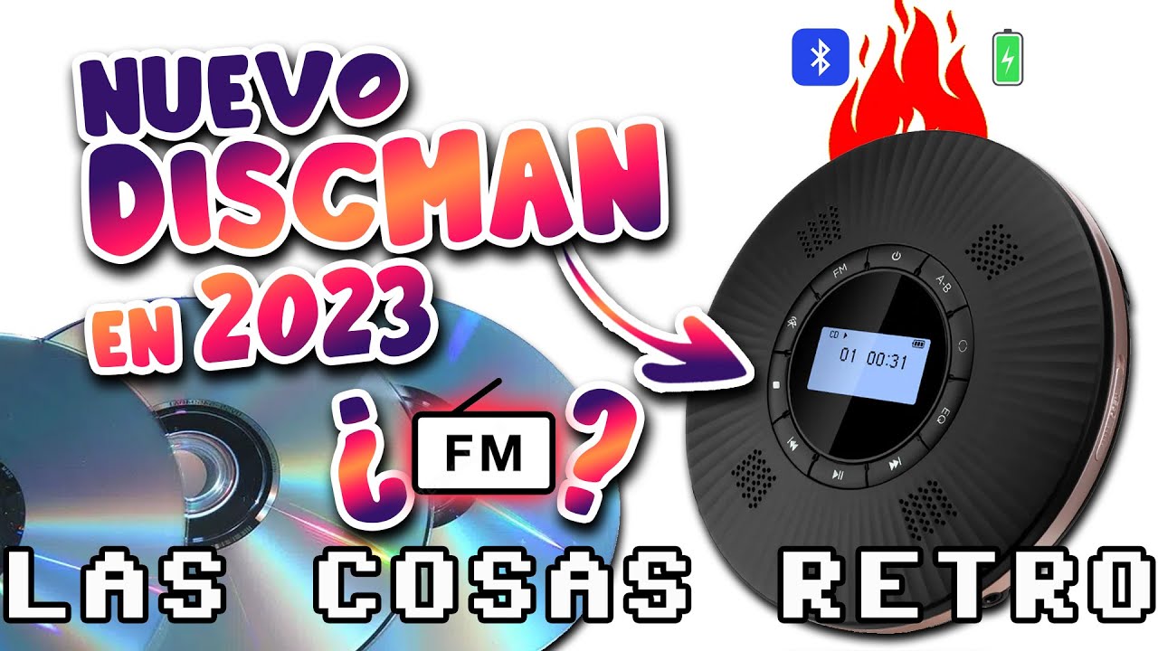 ¡VUELVE el DISCMAN en 2023! 💿 USB-C, BLUETOOTH, ¿FM? y mucho más...