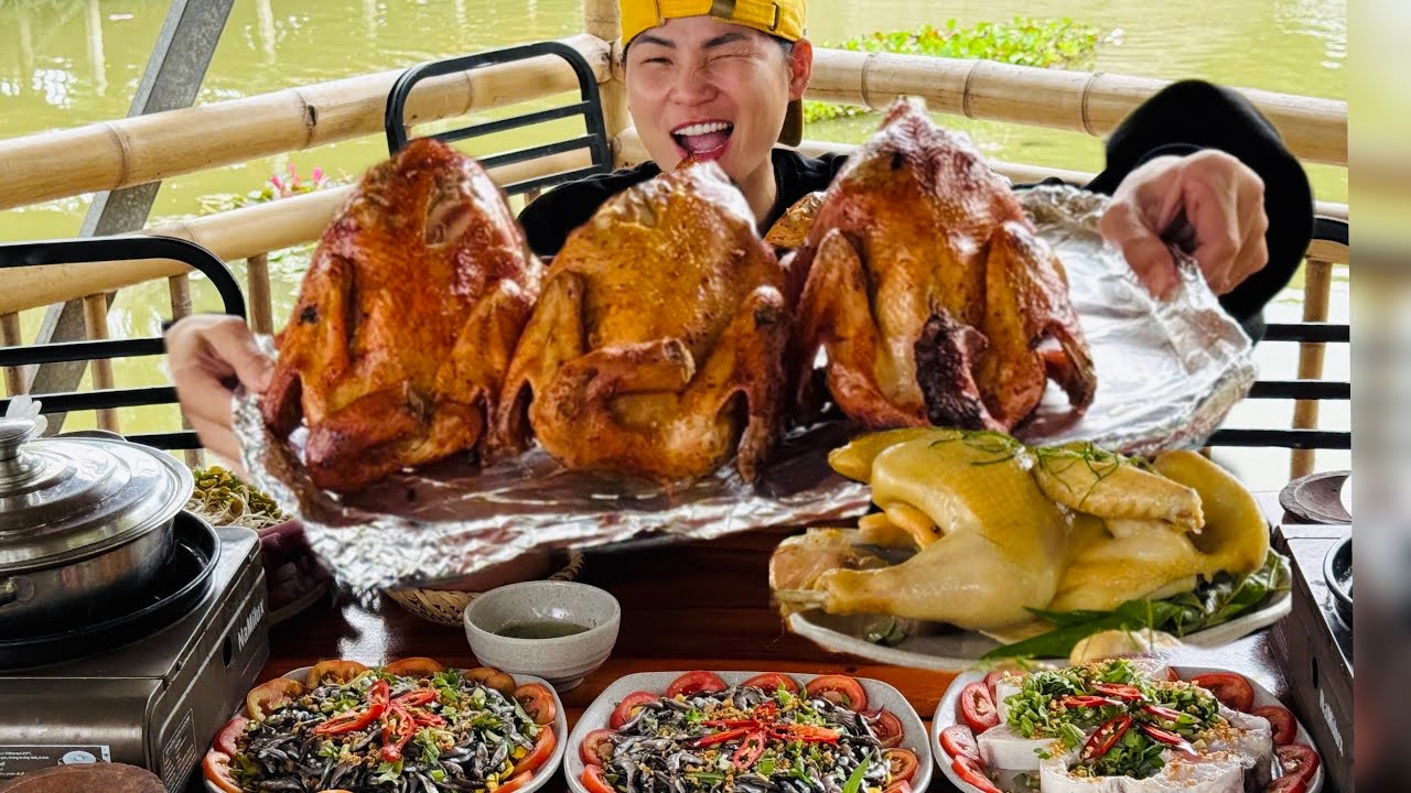 GẦN 150 TRIỆU LÀ MÓN QUÀ GỬI ĐẾN BÀ CON TỪ NGA SUMO CÙNG A EM ĂN VÀ ĂN GÀ ĐỐT THỐ NỔI TIẾNG CHÂU ĐỐC
