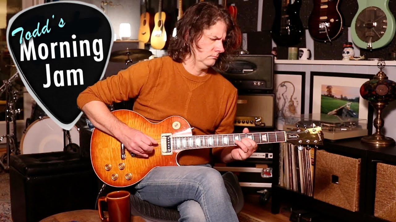 Morning Jam 527: Jazzy Rock on Les Paul (Guitar Instrumental)