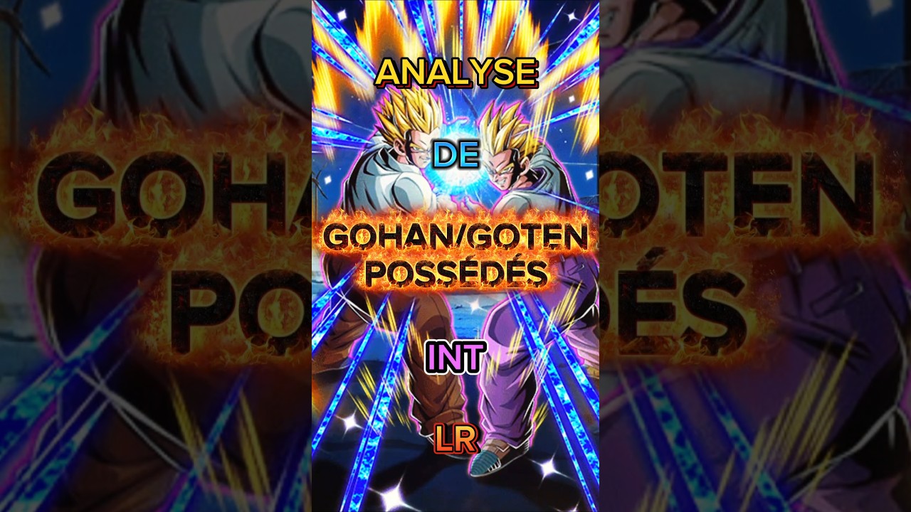 ANALYSE DE GOHAN/GOTEN POSS&Eacute;D&Eacute;S INT LR !