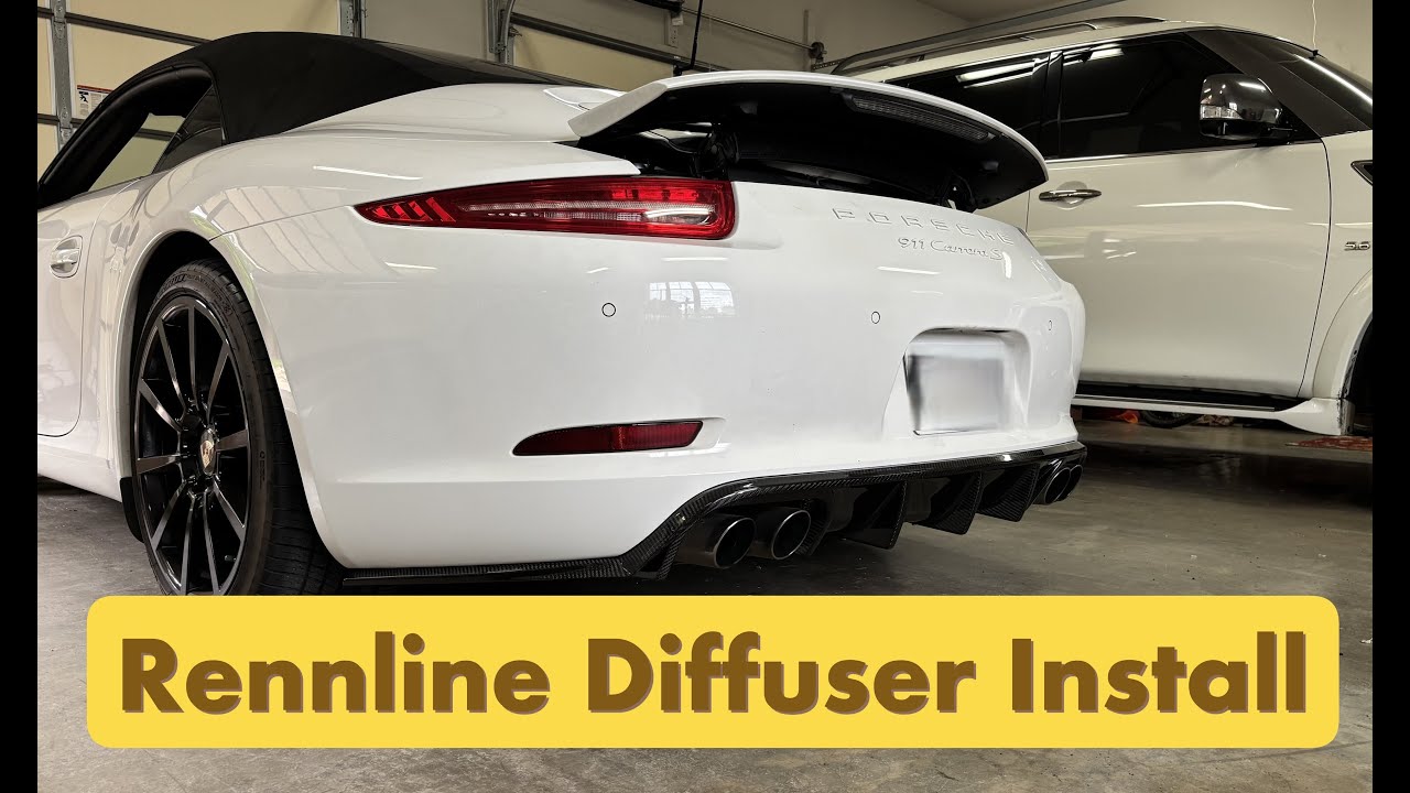 Rennline Diffuser Install (Porsche 991.1)
