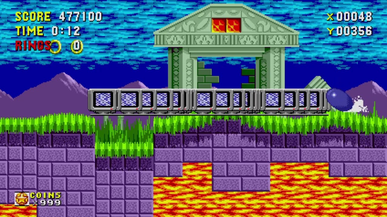 Sonic Origin Mirror Mode and debug