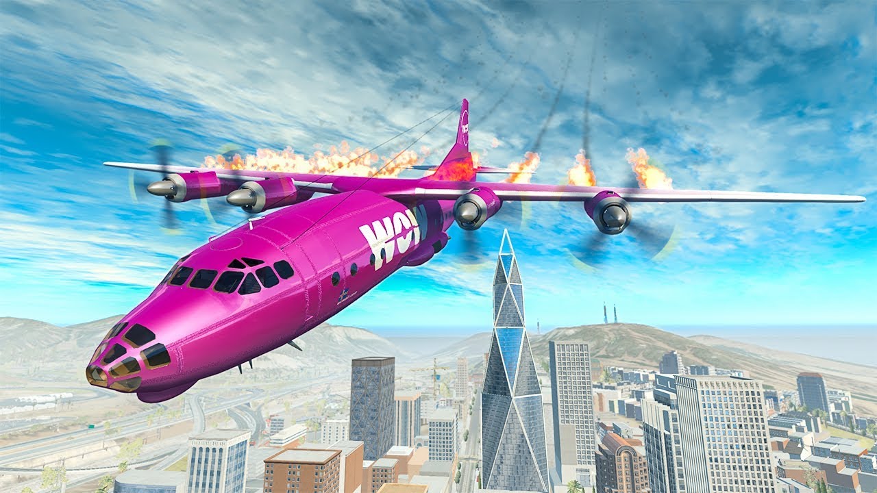 Airplane Crashes #3 - BeamNG DRIVE | SmashChan