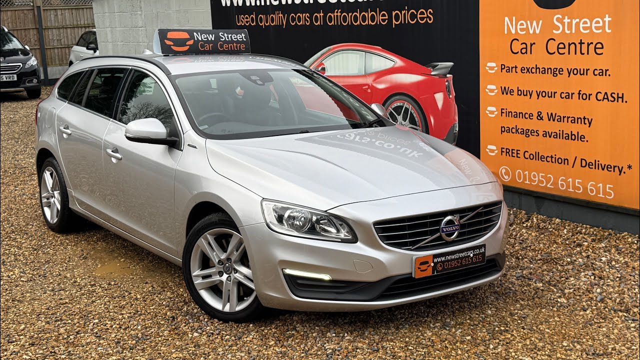 VOLVO V60 ESTATE 2.4 D5 TWIN ENGINE SE NAV AUTO AWD EURO 6 5DR 2017 Auto 82,000 Miles Diesel Hybrid