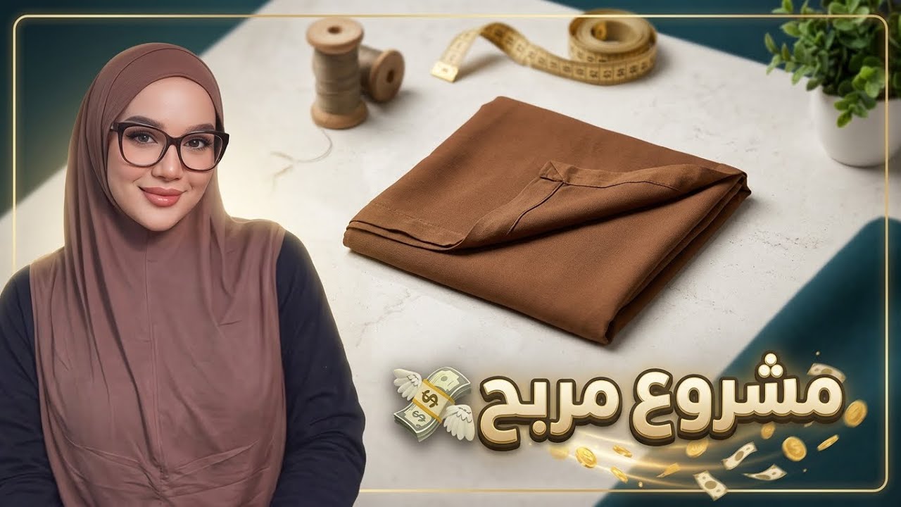 خياطة الحجاب الاندنوسي موديل مريح جدا // DIY smart Hijab 