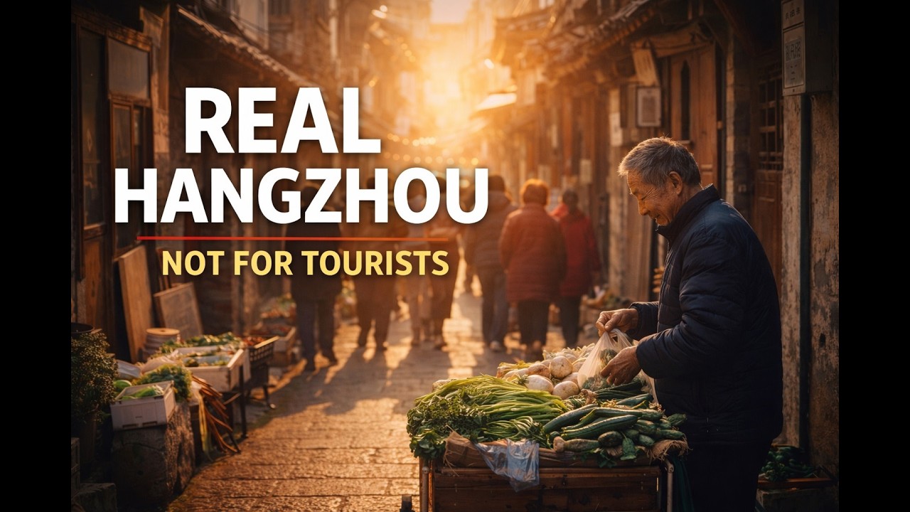 This Is the Hangzhou Tourists Never See 🇨🇳 | Old Alley Life 2026 4K HDR