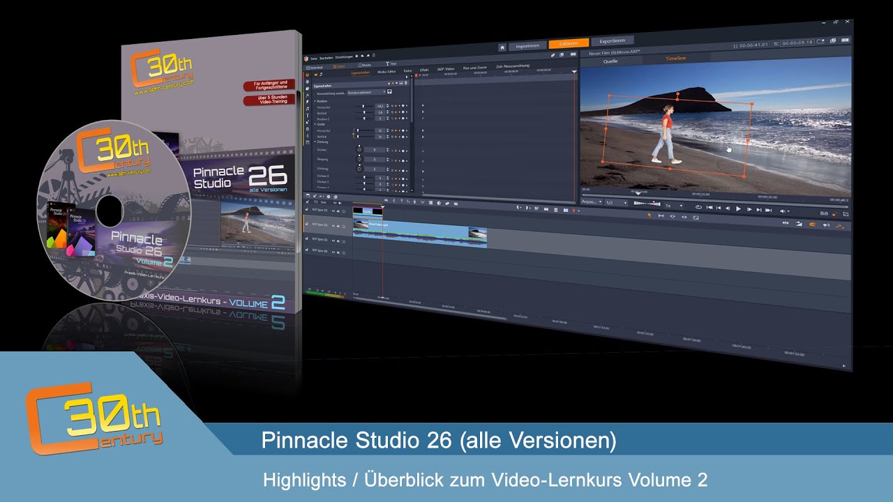 Highlights Pinnacle Studio 26 - Lernkurs Volume 2
